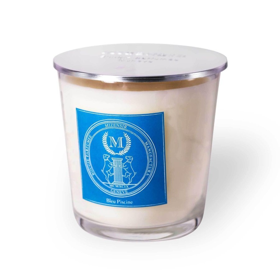 Mizensir Genève Bleu Piscine | Grose Duftkerze Clearance