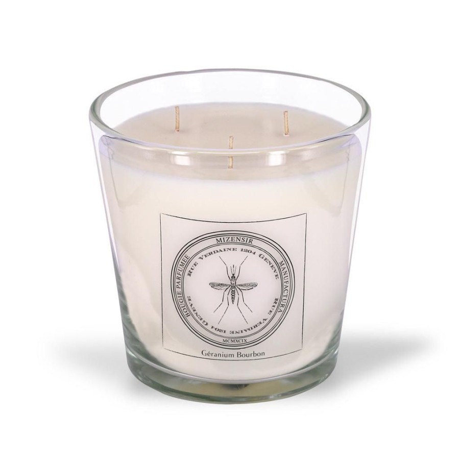 Mizensir Genève Geranium Bourbon | Grose Duftkerze New